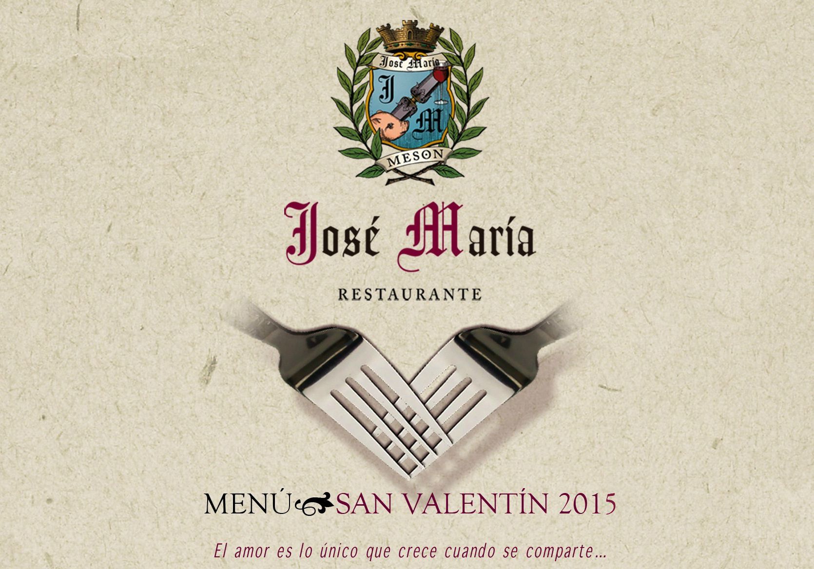 menu san valentin 2015