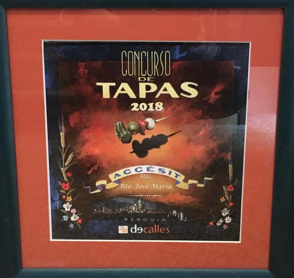 XV Concurso de Tapas de Decalles 2018 Segovia