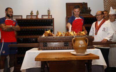 Veinte años mesa a mesa, partido a partido con el Atlético de Madrid