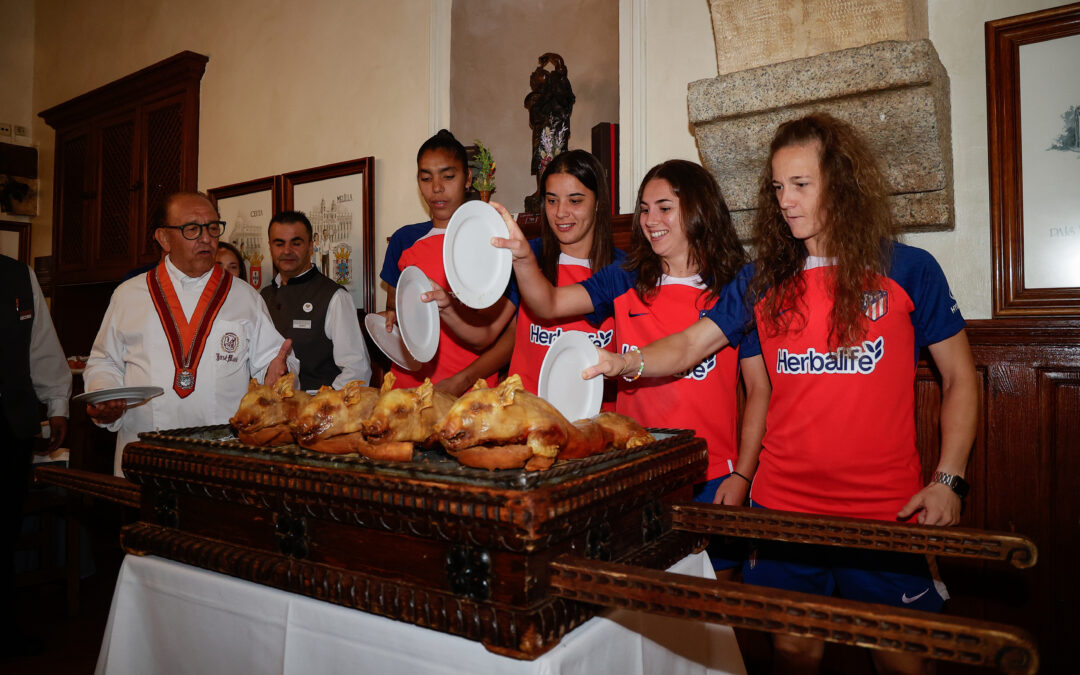 Visita del Atlético de Madrid Femenino